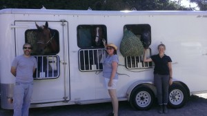 Darby, Bonnie, and Brittney ready to roll